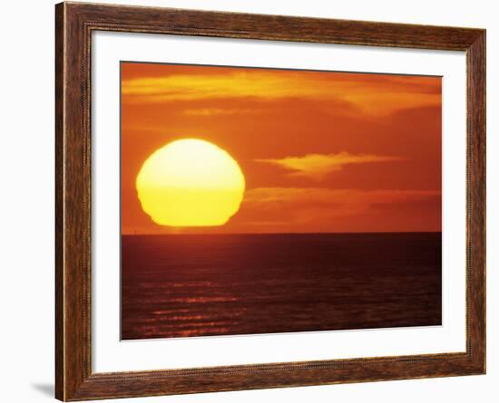 Sunset Over the Pacific-Mitch Diamond-Framed Photographic Print