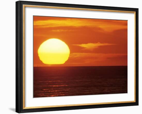 Sunset Over the Pacific-Mitch Diamond-Framed Photographic Print