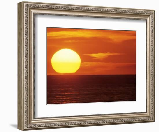 Sunset Over the Pacific-Mitch Diamond-Framed Photographic Print