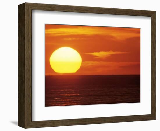 Sunset Over the Pacific-Mitch Diamond-Framed Photographic Print