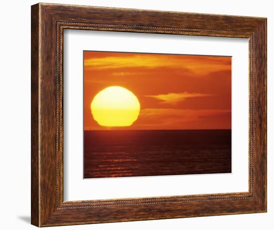 Sunset Over the Pacific-Mitch Diamond-Framed Photographic Print