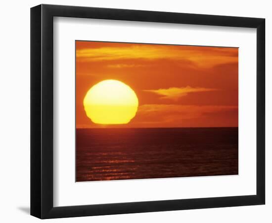 Sunset Over the Pacific-Mitch Diamond-Framed Photographic Print