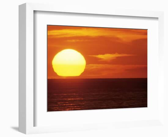 Sunset Over the Pacific-Mitch Diamond-Framed Photographic Print