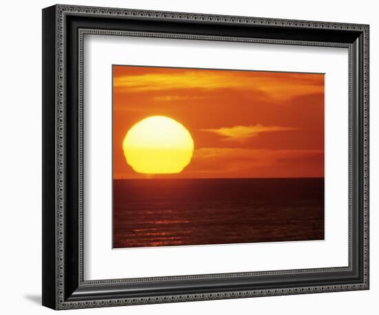 Sunset Over the Pacific-Mitch Diamond-Framed Photographic Print