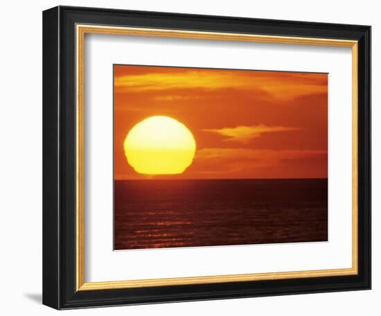 Sunset Over the Pacific-Mitch Diamond-Framed Photographic Print