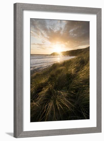 Sunset over the Pembrokeshire Coast National Park, Wales, United Kingdom, Europe-Ben Pipe-Framed Photographic Print