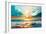 Sunset over the Sea II-Avril Anouilh-Framed Art Print