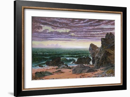 Sunset over the Sea-William Bell Scott-Framed Giclee Print