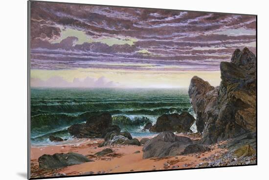 Sunset over the Sea-William Bell Scott-Mounted Giclee Print