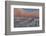 Sunset over the Whitefish Range and Flower Point in Whitefish, Montana-Chuck Haney-Framed Photographic Print