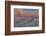 Sunset over the Whitefish Range and Flower Point in Whitefish, Montana-Chuck Haney-Framed Photographic Print