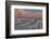 Sunset over the Whitefish Range and Flower Point in Whitefish, Montana-Chuck Haney-Framed Photographic Print