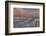 Sunset over the Whitefish Range and Flower Point in Whitefish, Montana-Chuck Haney-Framed Photographic Print