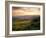 Sunset over Val D'Orcia, Near Castiglione D'Orcia, Tuscany, Italy, Europe-Patrick Dieudonne-Framed Photographic Print