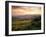 Sunset over Val D'Orcia, Near Castiglione D'Orcia, Tuscany, Italy, Europe-Patrick Dieudonne-Framed Photographic Print