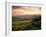 Sunset over Val D'Orcia, Near Castiglione D'Orcia, Tuscany, Italy, Europe-Patrick Dieudonne-Framed Photographic Print