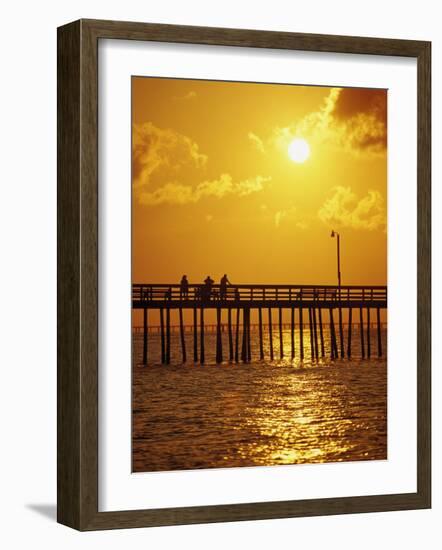 Sunset Over Virginia Beach, VA-Chris Rogers-Framed Photographic Print