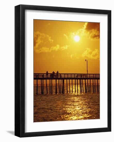 Sunset Over Virginia Beach, VA-Chris Rogers-Framed Photographic Print