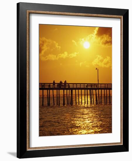 Sunset Over Virginia Beach, VA-Chris Rogers-Framed Photographic Print