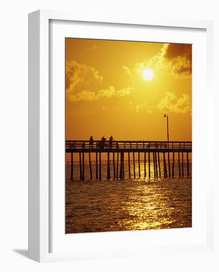 Sunset Over Virginia Beach, VA-Chris Rogers-Framed Photographic Print