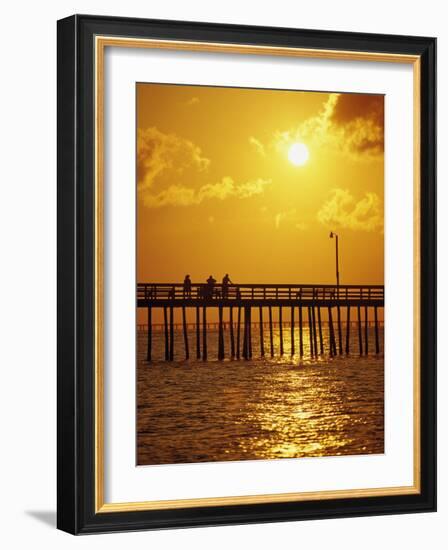 Sunset Over Virginia Beach, VA-Chris Rogers-Framed Photographic Print