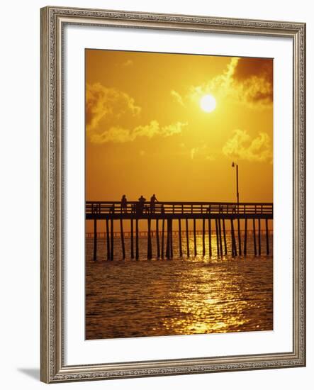 Sunset Over Virginia Beach, VA-Chris Rogers-Framed Photographic Print