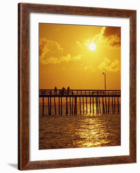 Sunset Over Virginia Beach, VA-Chris Rogers-Framed Photographic Print