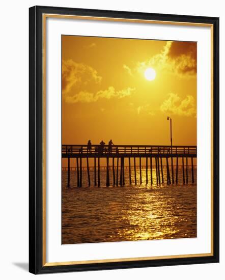 Sunset Over Virginia Beach, VA-Chris Rogers-Framed Photographic Print