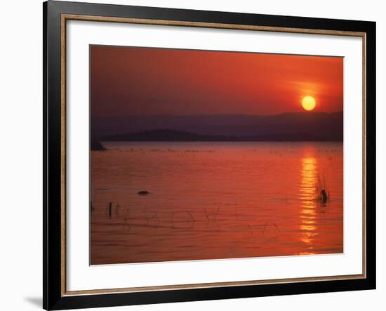 Sunset Over Water, Kenya-Mitch Diamond-Framed Photographic Print