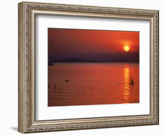 Sunset Over Water, Kenya-Mitch Diamond-Framed Photographic Print