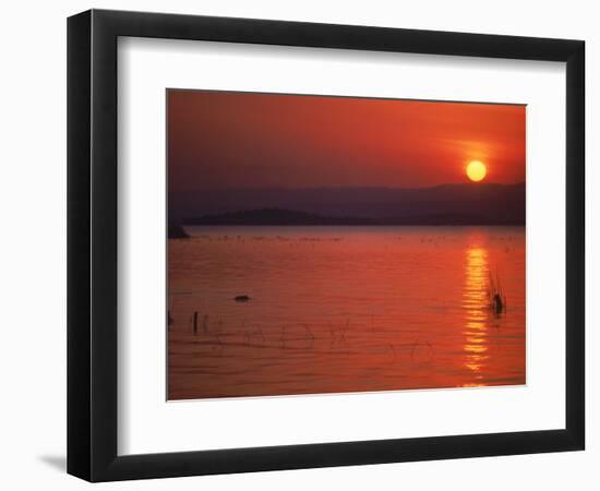 Sunset Over Water, Kenya-Mitch Diamond-Framed Photographic Print