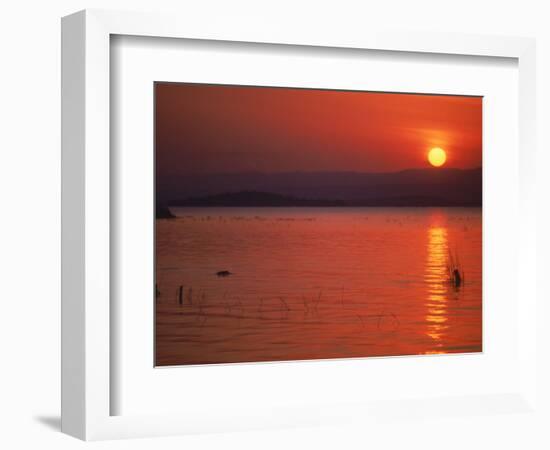 Sunset Over Water, Kenya-Mitch Diamond-Framed Photographic Print