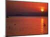Sunset Over Water, Kenya-Mitch Diamond-Mounted Photographic Print