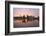 Sunset over Willamette River in Portland-jpldesigns-Framed Photographic Print