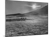 Sunset over Wintry Montana Landscape-Robert W^ Kelley-Mounted Photographic Print