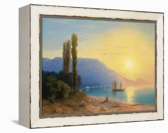 Sunset over Yalta-Ivan Konstantinovich Aivazovsky-Framed Premier Image Canvas