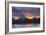 Sunset, Oxbow, Mount Moran, Grand Teton National Park, Wyoming, USA-Michel Hersen-Framed Photographic Print