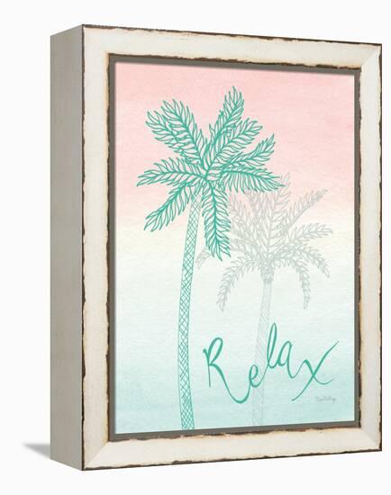 Sunset Palms I-Elyse DeNeige-Framed Stretched Canvas