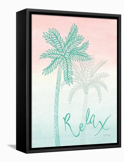 Sunset Palms I-Elyse DeNeige-Framed Stretched Canvas
