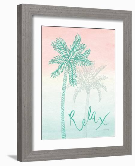 Sunset Palms I-Elyse DeNeige-Framed Art Print