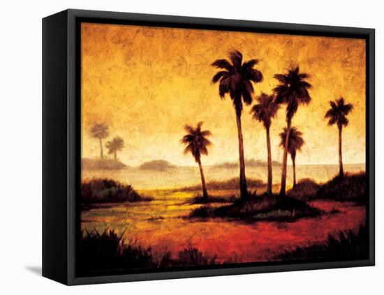 Sunset Palms I-Gregory Williams-Framed Stretched Canvas