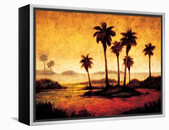 Sunset Palms I-Gregory Williams-Framed Stretched Canvas