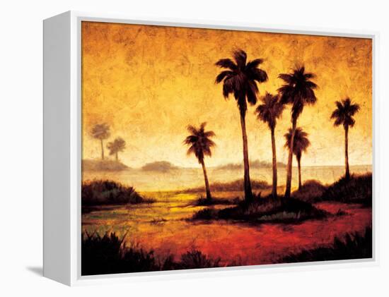 Sunset Palms I-Gregory Williams-Framed Stretched Canvas