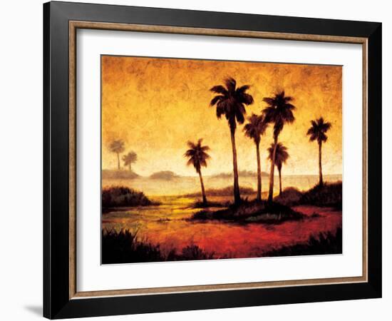 Sunset Palms I-Gregory Williams-Framed Art Print