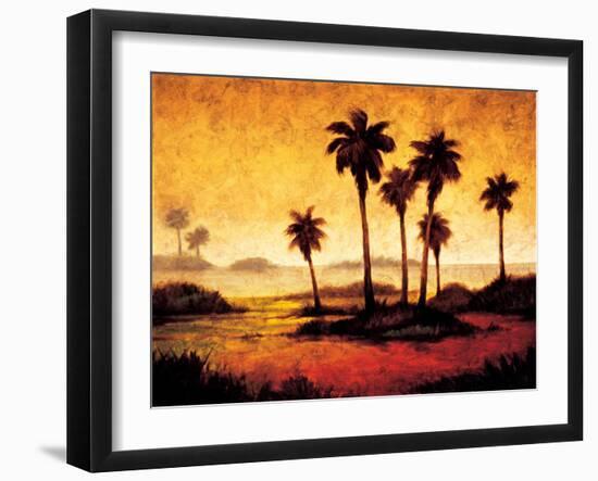 Sunset Palms I-Gregory Williams-Framed Art Print
