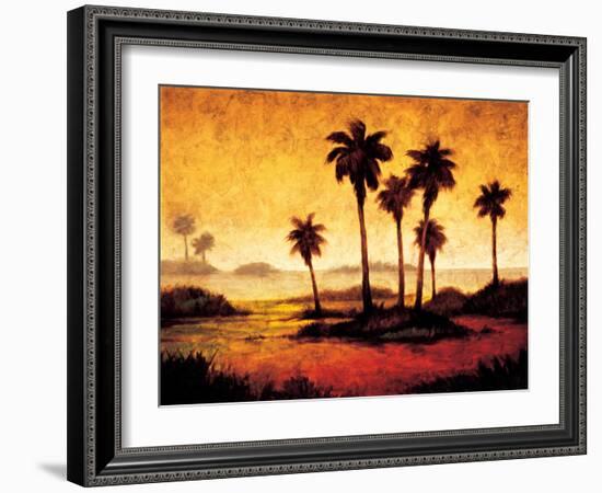 Sunset Palms I-Gregory Williams-Framed Art Print