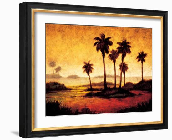 Sunset Palms I-Gregory Williams-Framed Art Print