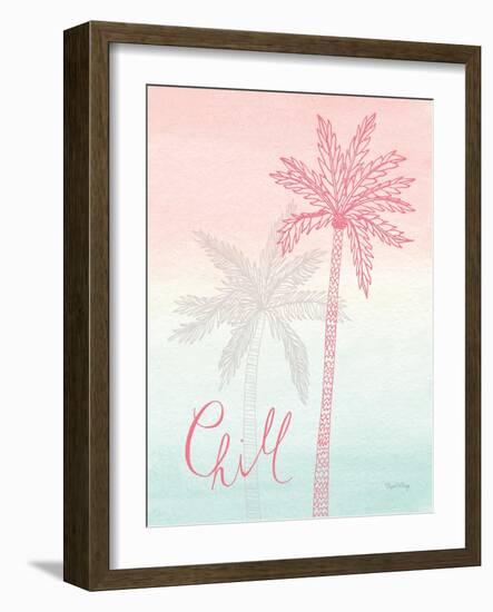 Sunset Palms II-Elyse DeNeige-Framed Art Print