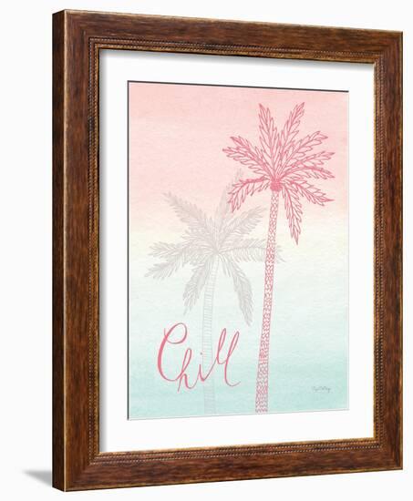 Sunset Palms II-Elyse DeNeige-Framed Art Print