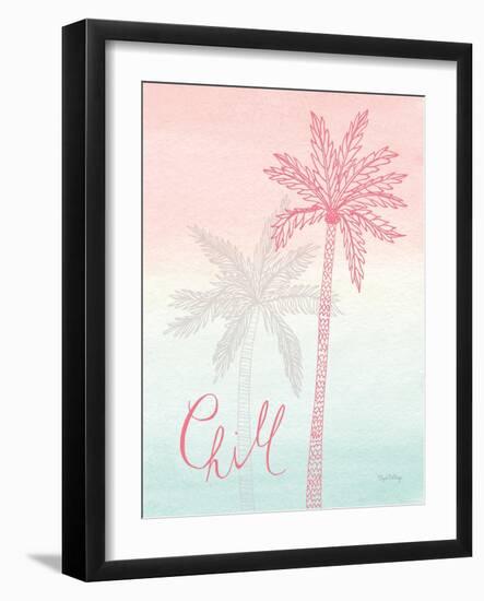 Sunset Palms II-Elyse DeNeige-Framed Art Print